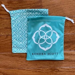 SET OF 24 Kendra Scott Blue Jewelry Pouches